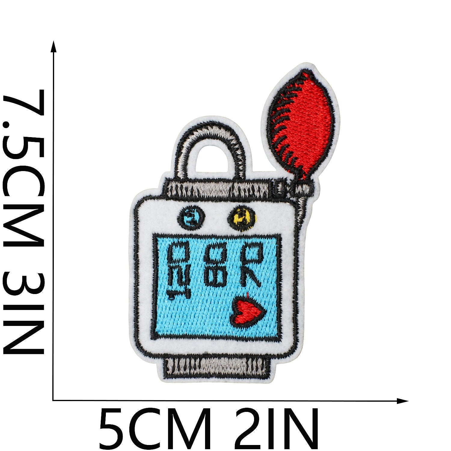 Wholesale Cartoon human organ embroidery patch medical equipment patch