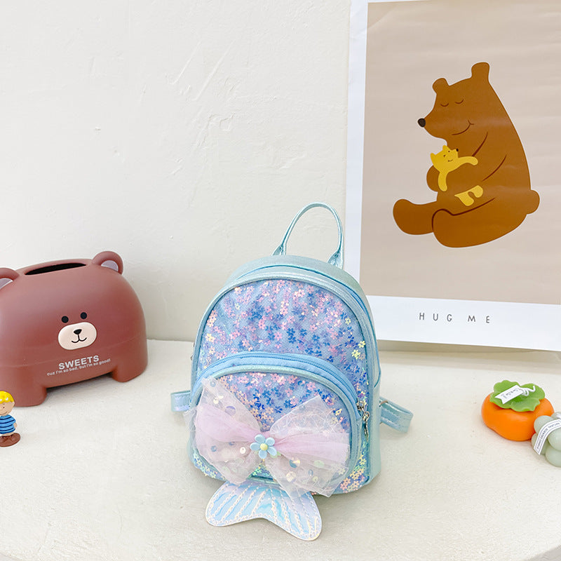 Wholesale PU Sequin Kids Bag