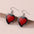 Wholesale Valentine's Day love Stainless steel Stainless steel glass heart-shaped ear hook Time Gem earrings