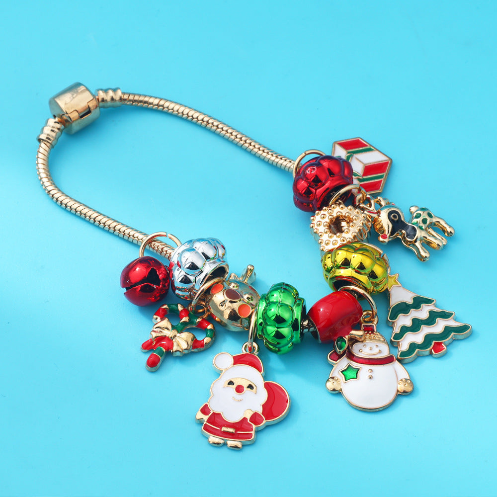 Wholesale Christmas Cartoon Christmas Tree Bracelet
