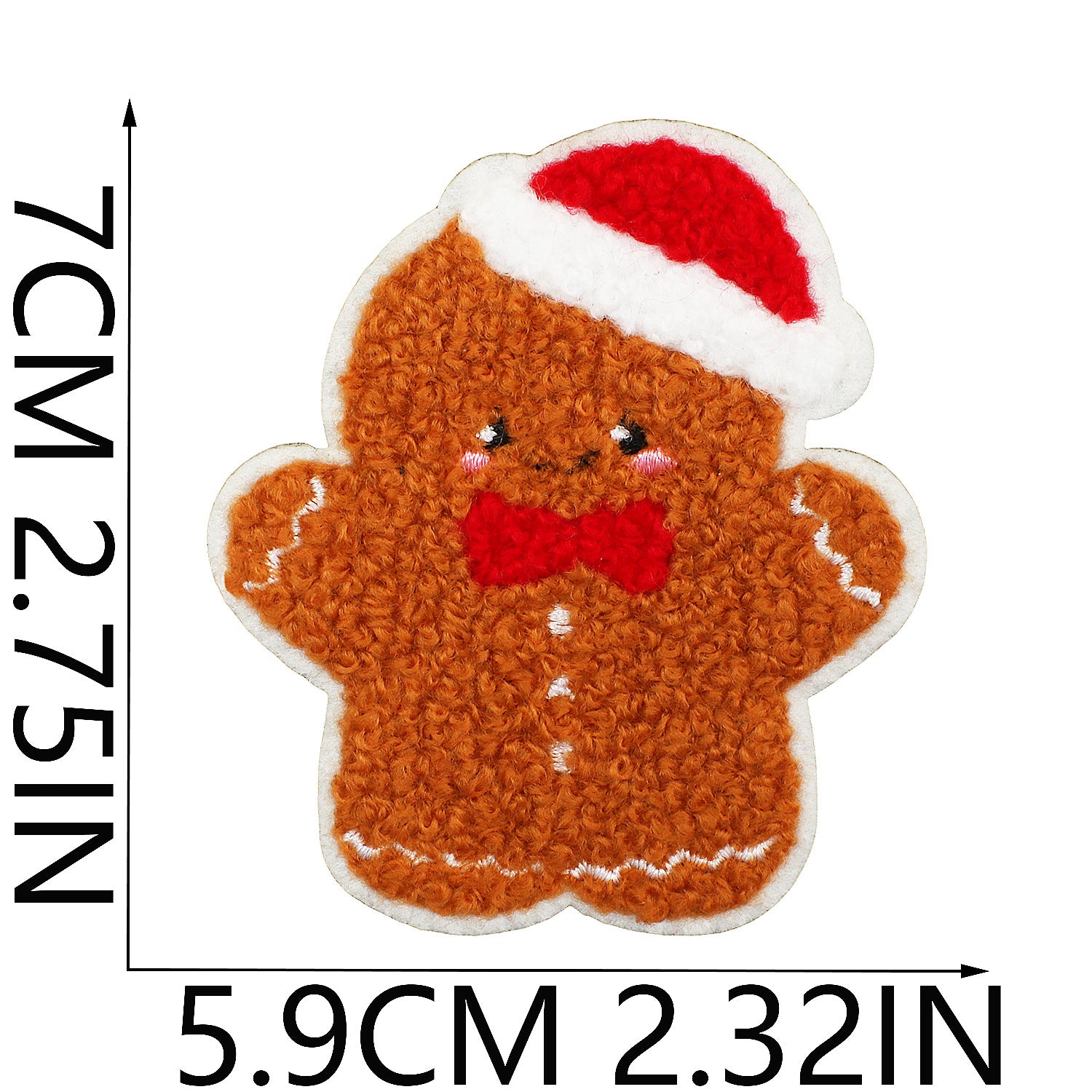 Wholesale Trendy Christmas Embroidery Patches With And Biscuit Designs Stylish DIY Clothing Applique Fashion Accessory For Resale