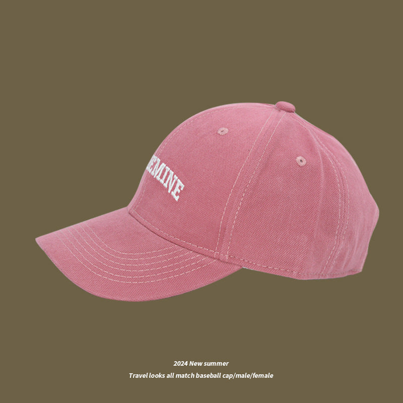 Wholesale Embroidered letters casual sports summer face-showing small baseball cap