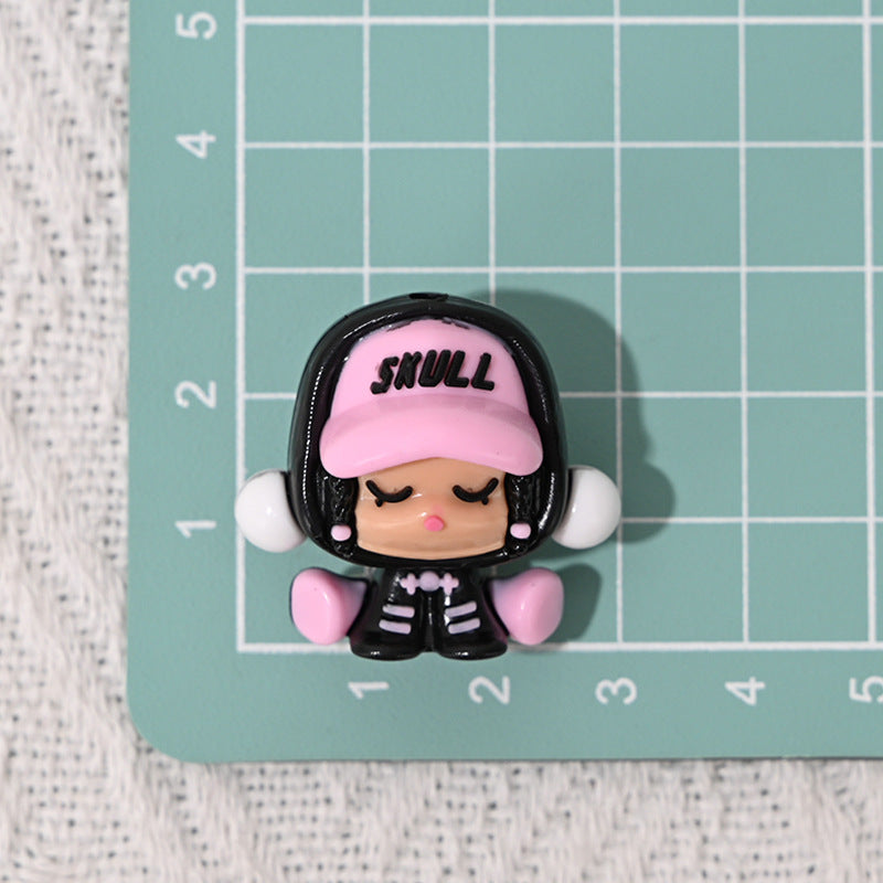 Wholesale 5pcs/pack holes loose beads diy mobile phone beads	OLY Exclusive