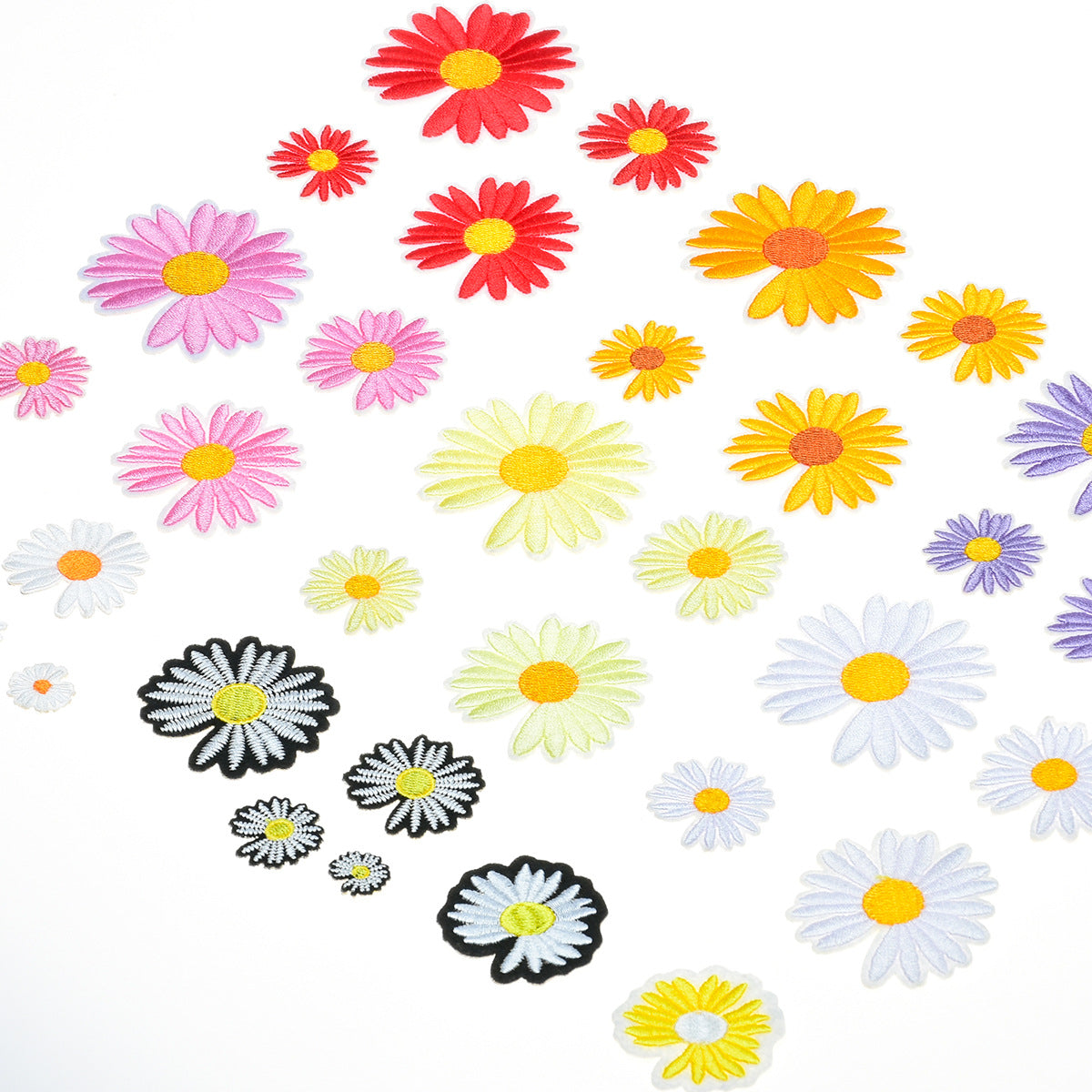Wholesale Trendy Embroidery Patches Cloth Applique For Clothing Shoes Bags DIY Decorative Accent