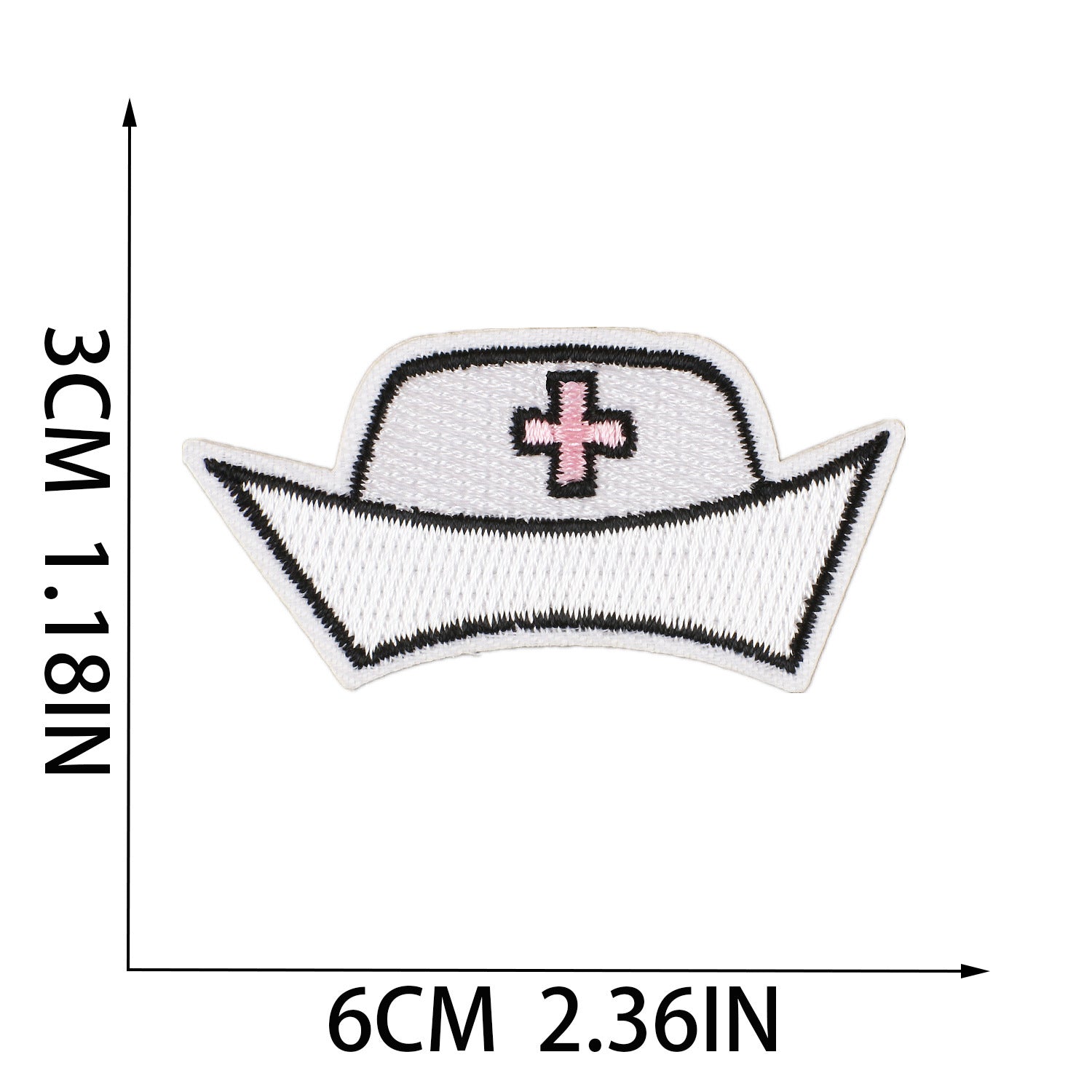 Wholesale Decorative Heart Embroidered Patch Cartoon Design For Clothing Fashion Accessory
