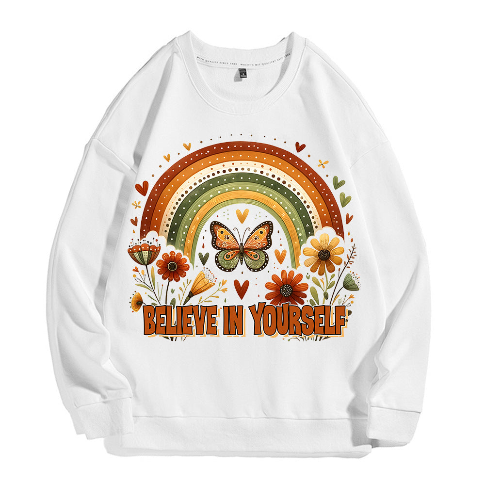 Wholesale 10pcs Butterfly Flower Rainbow Letter  UV DTF Ready to Press Transfers Wraps