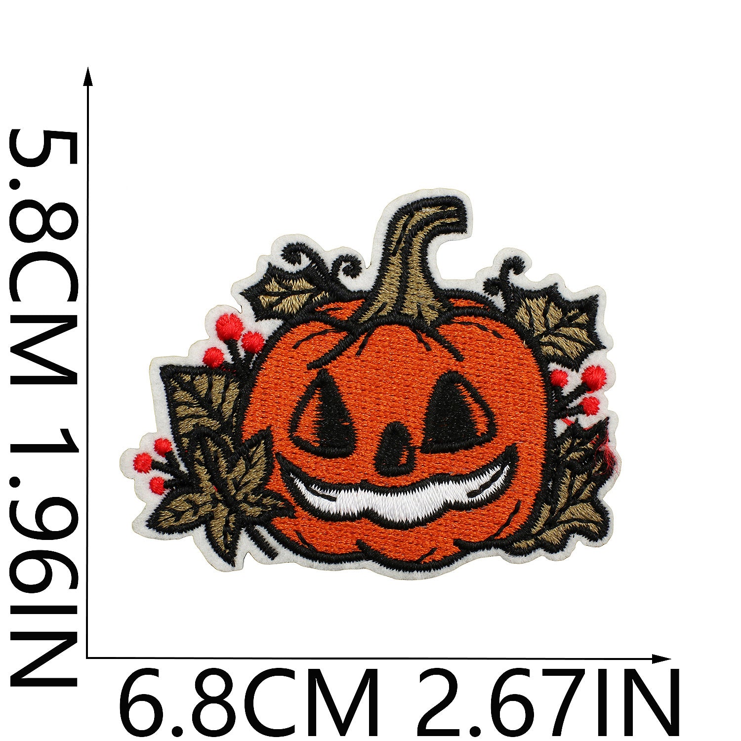 Wholesale  Ghost Witch Embroidered Patches For Clothing Bicycle Bag Decorative Gift