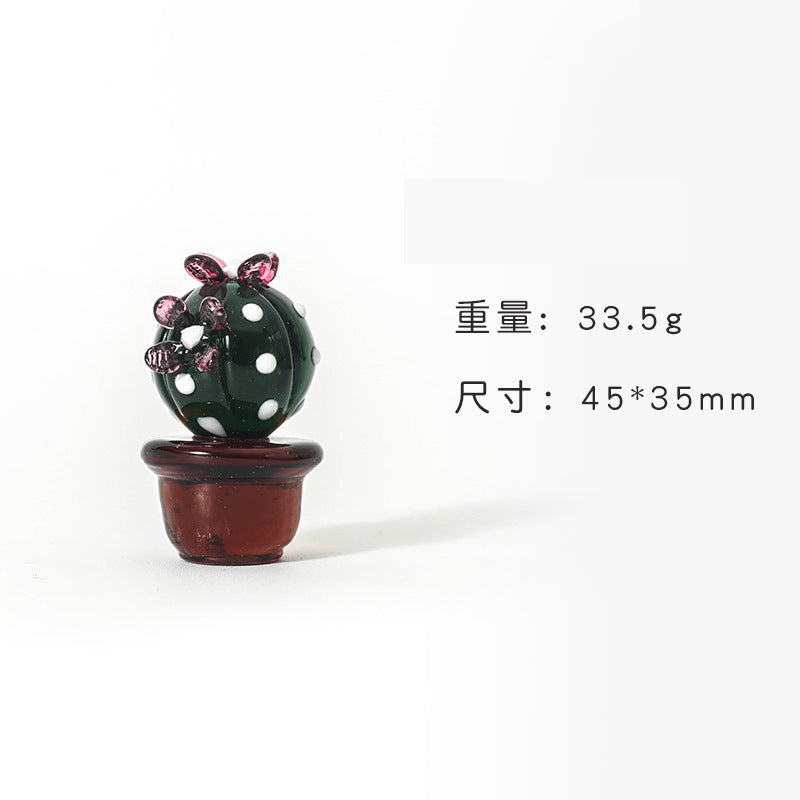 Wholesale Cactus Potted Glaze  Ornaments