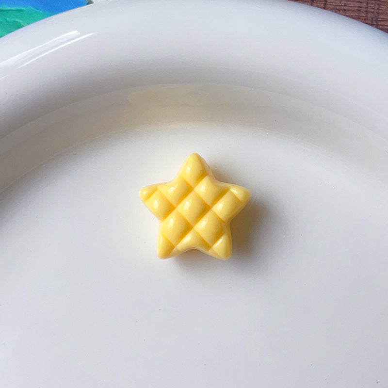 Wholesale 10pcs Five-pointed Star Color Stars Acrylic Beads