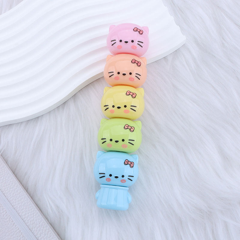 Wholesale Cat Highlighter Multi-section Modeling Stitching Children's Gift Hand Account Marker