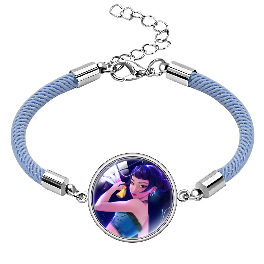 Wholesale Gemstone Bracelet Cartoon Character Multi Color Rope Bracelet