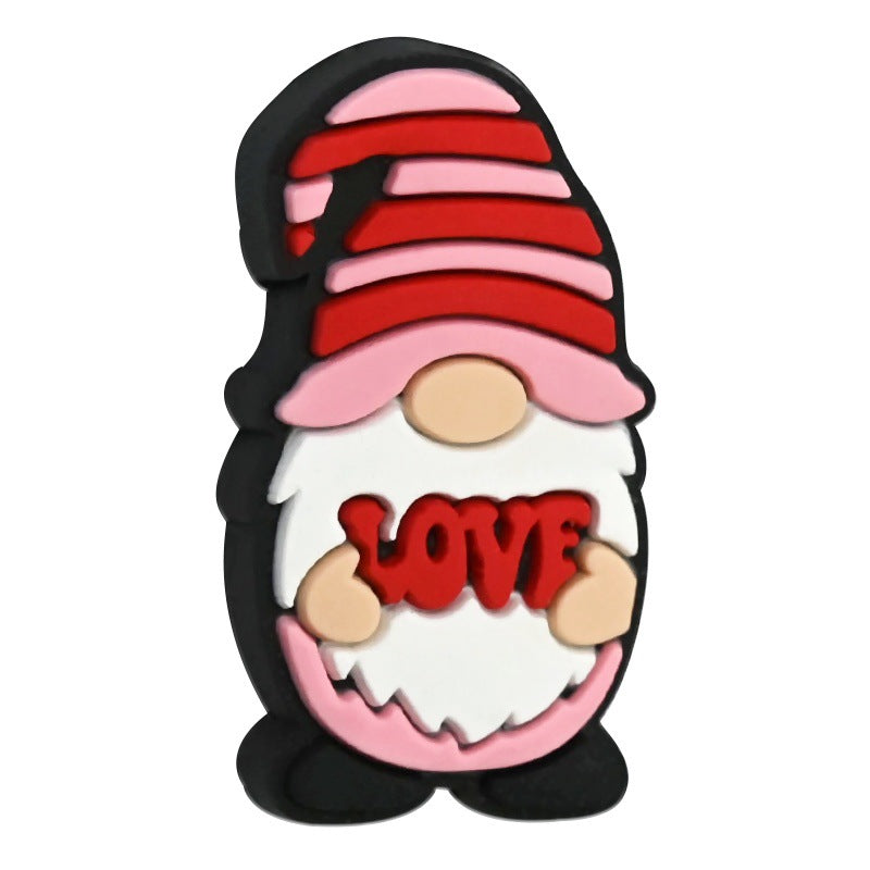Wholesale Random 100pcs Color Cartoon Hat Small People Focal Beads