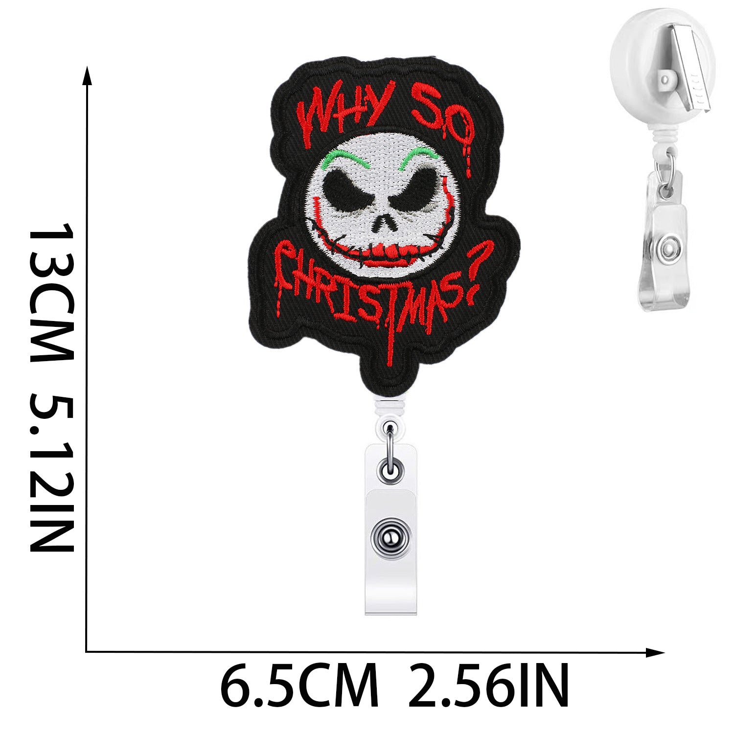 Wholesale Halloween Easy Pull-up Buckle Embroidered Cloth Sticker