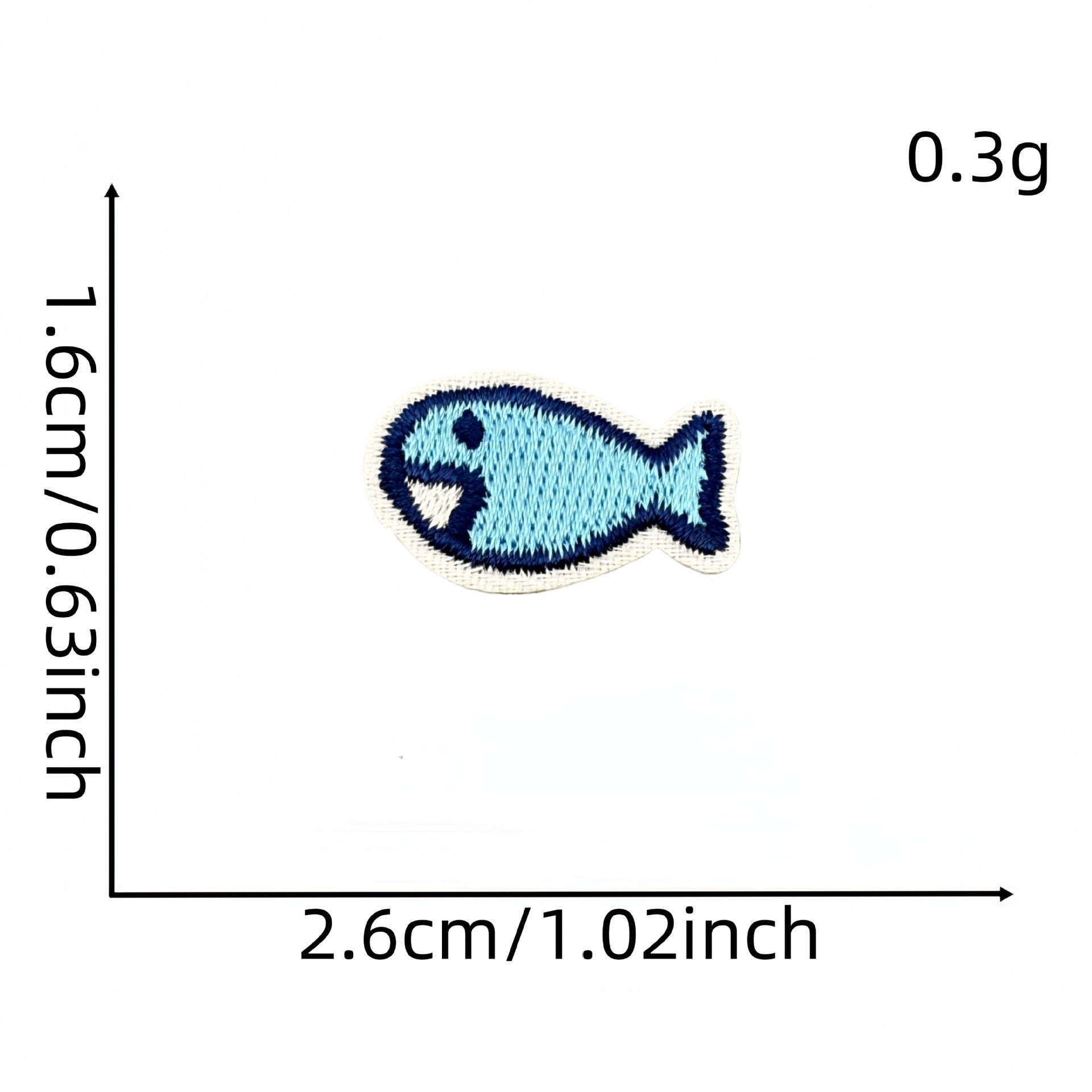 Wholesale Modern Cartoon Ocean Life Embroidered Patch Iron On Applique For Shoes Hats Fashion DIY Accessory