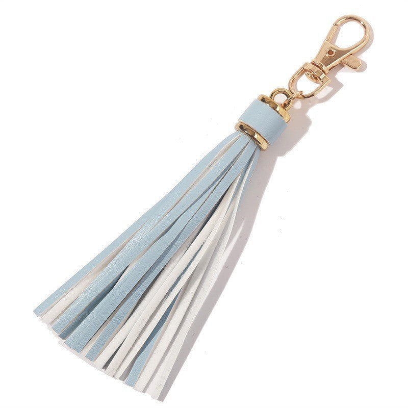 Wholesale PU Tassel Card Holder Pendant Silicone Beads Bracelet Keychain Accessories