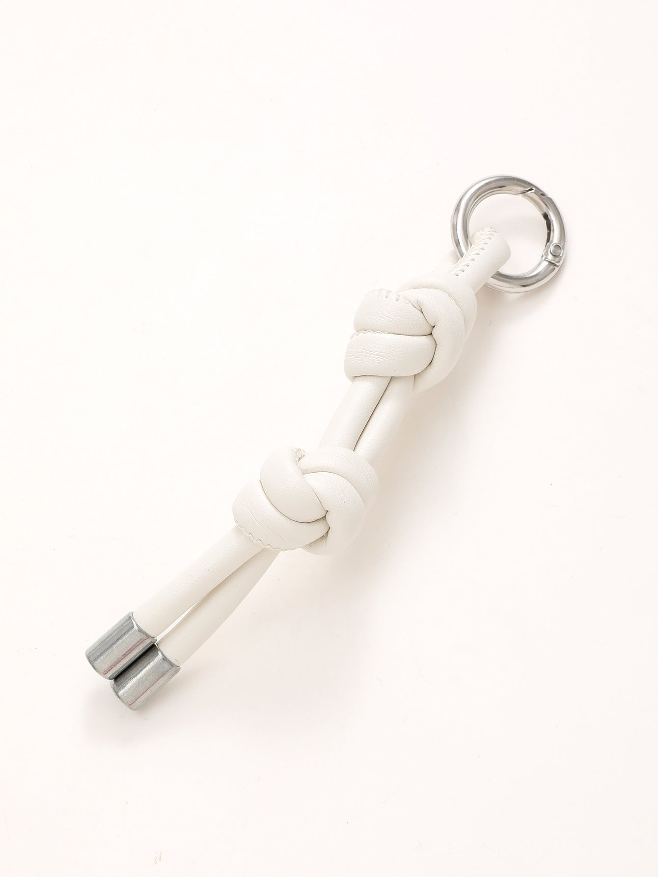 Wholesale DIY Leather Simple Candy Color Leather Rope Weaving Versatile Casual Keychains