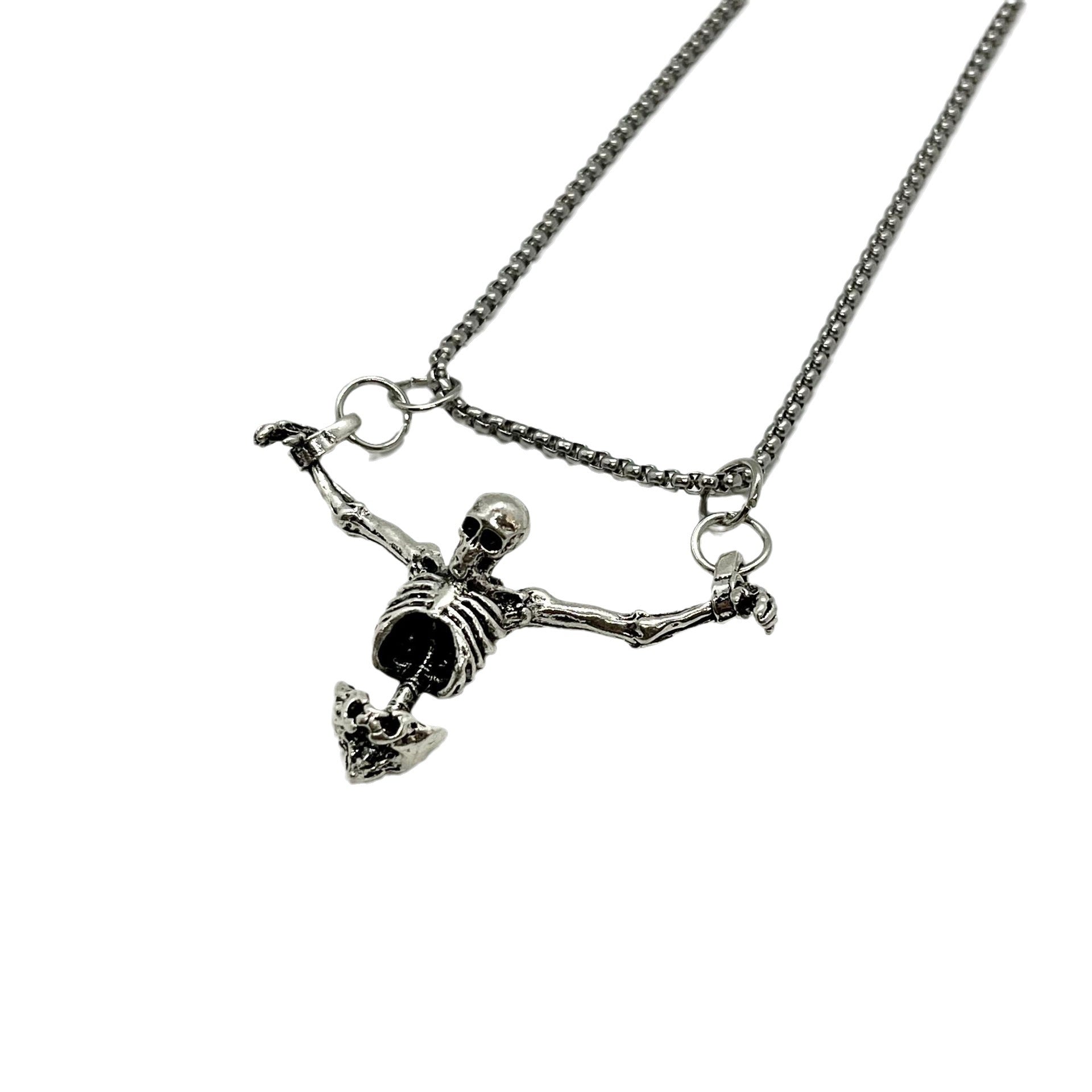 Wholesale Vintage Skull Halloween Necklace