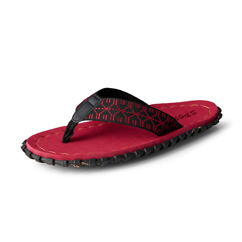 Wholesale Men's Outdoor Casual Strange Bottom PVC Flip Flops