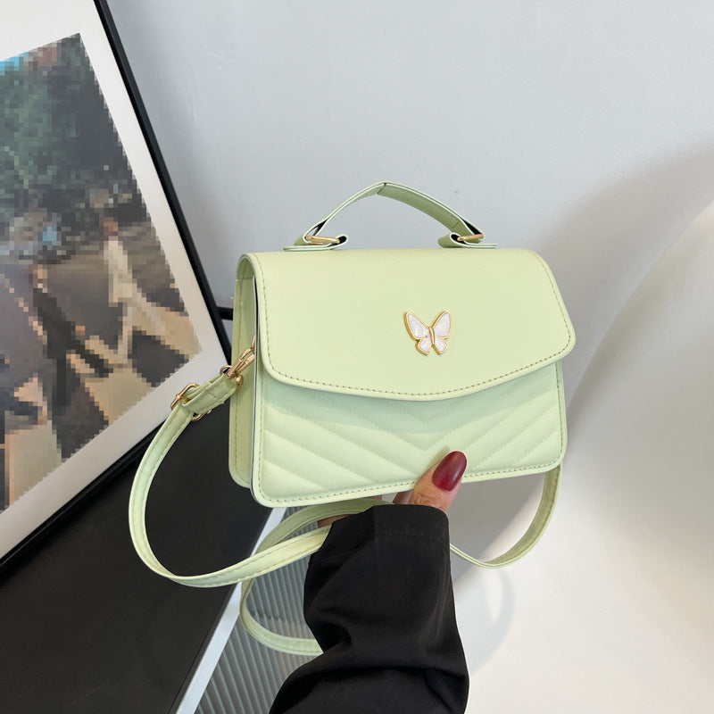 Wholesale Solid Color Butterfly Handbag Crossbody Bag