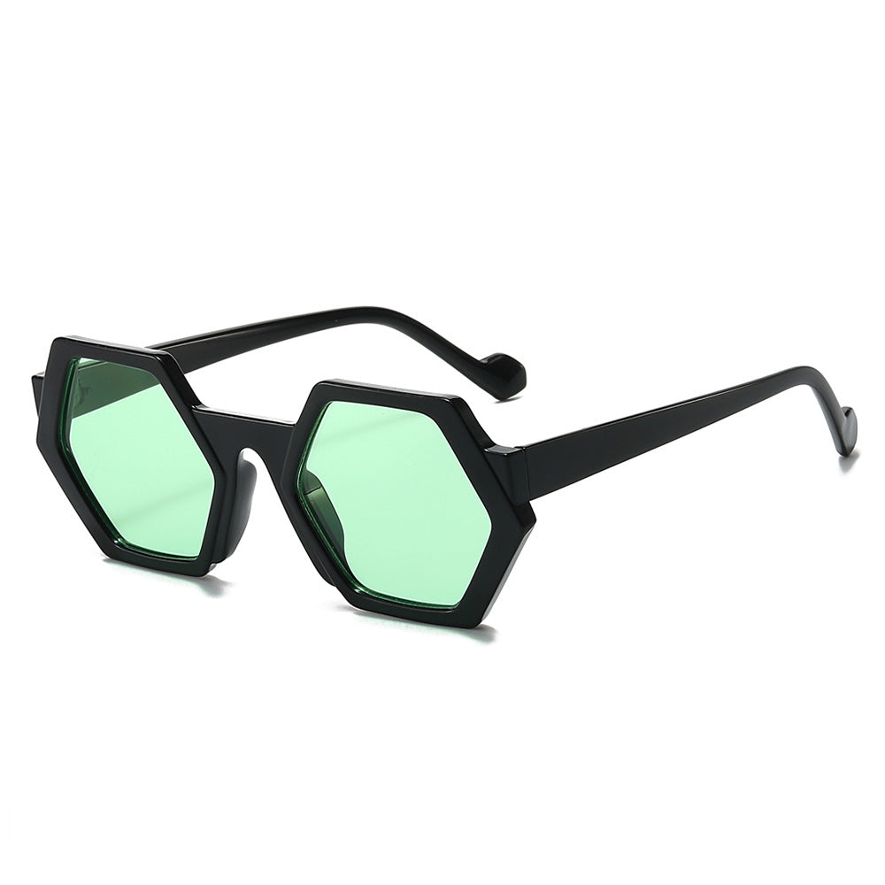 Wholesale Fashionable Polygonal Versatile Men's and Women's Modern Sunglasses