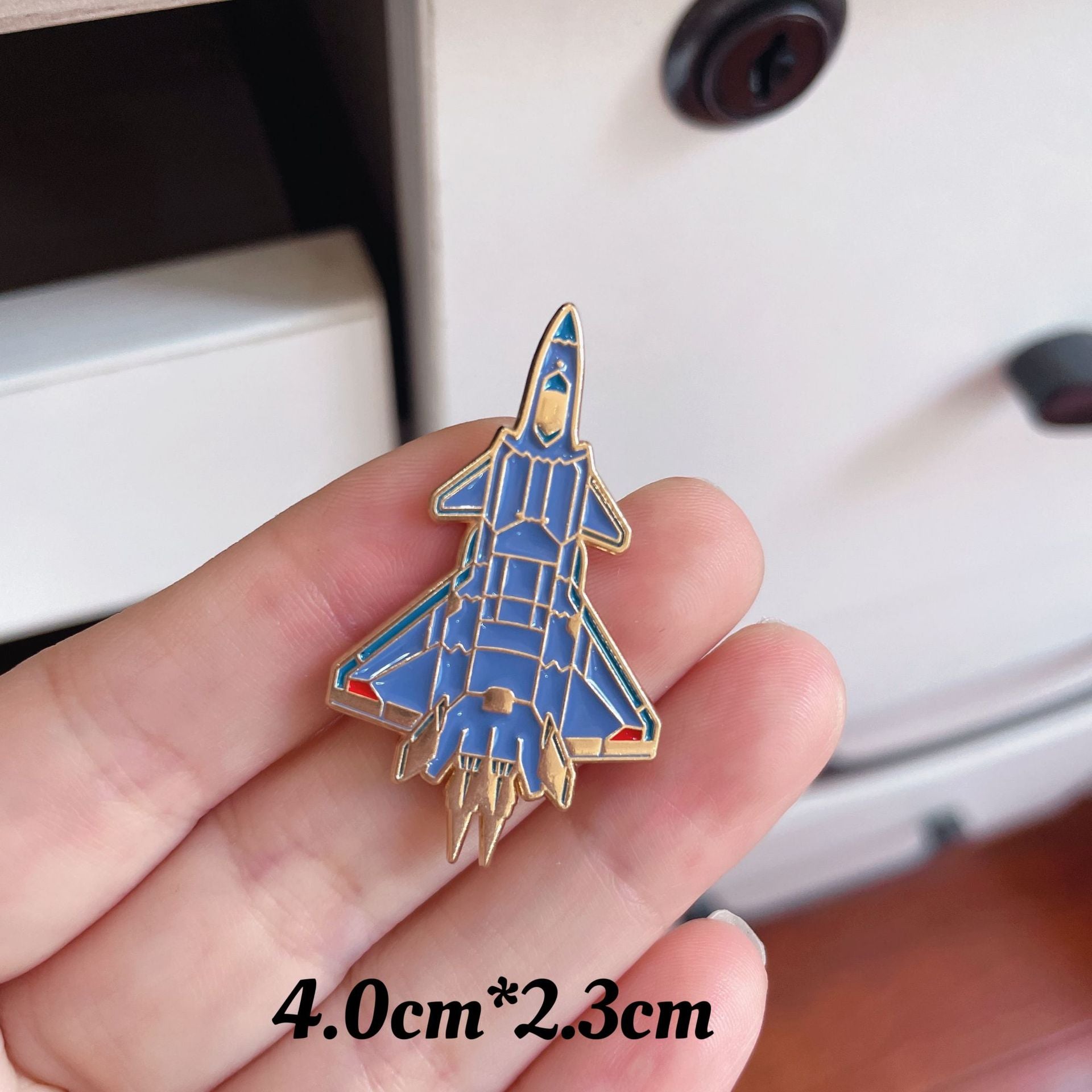 Wholesale Space Fighter Badge Brooch