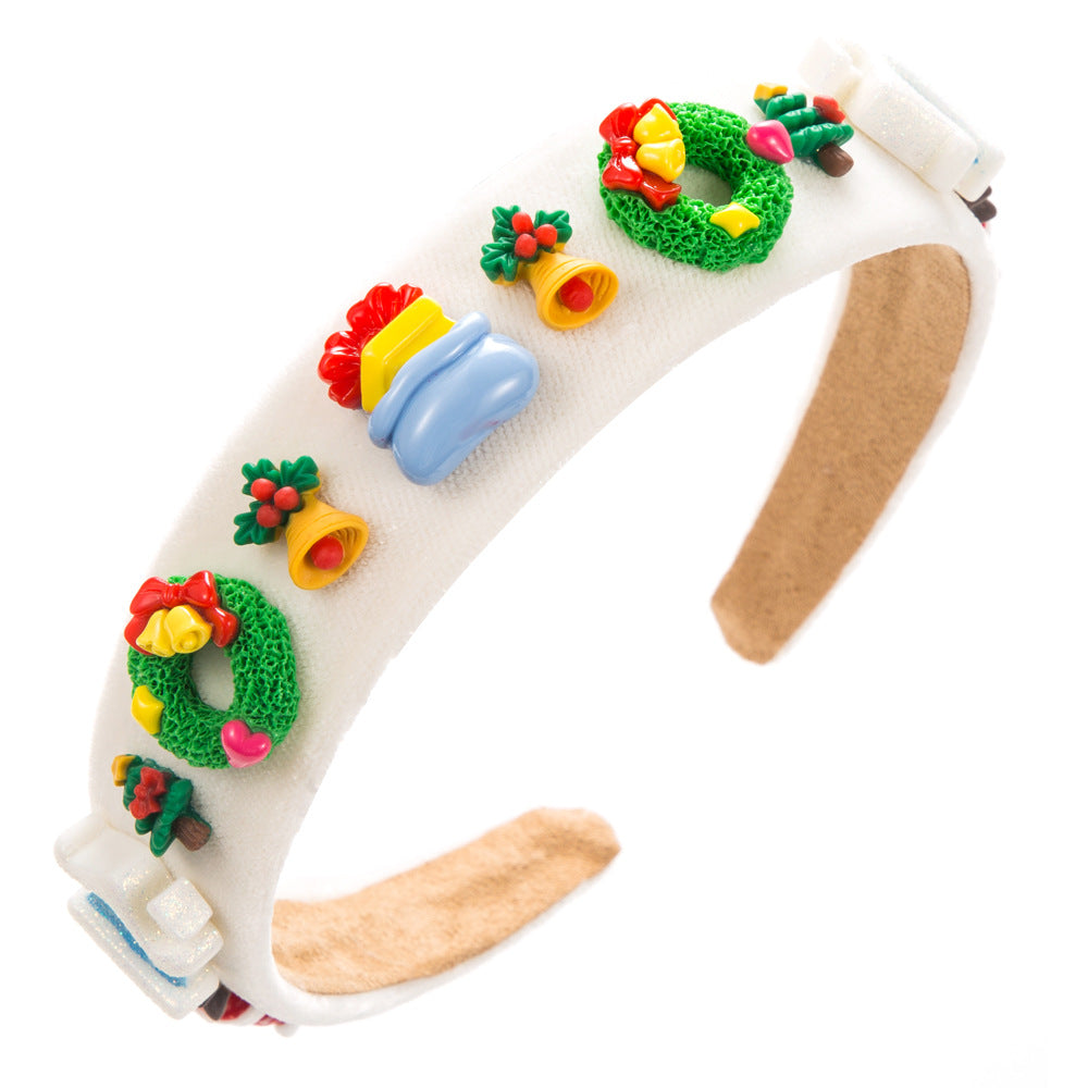 Wholesale Hot Selling Christmas Accessories Decorate Simple and Versatile Party Hair Accessories