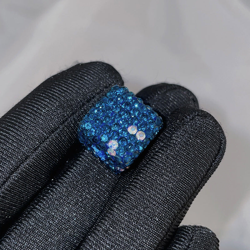 Wholesale Christmas Squares Colored Clay Beads