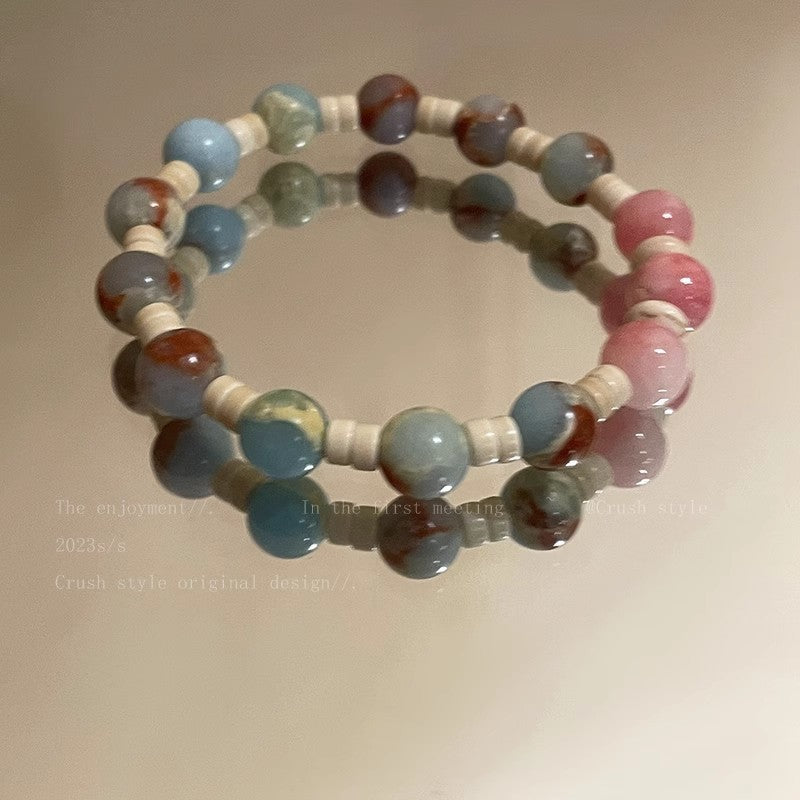 Wholesale New Chinese Style Handmade Crystal Beaded Bracelet