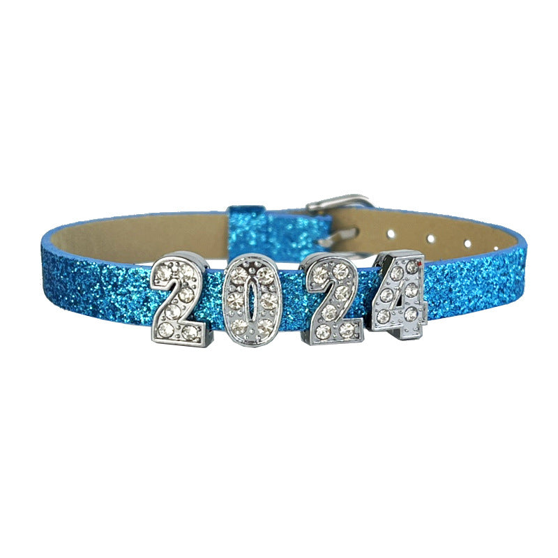 Wholesale USA Patriotic Bracelet 2024 Supporter Blue Red Bracelet