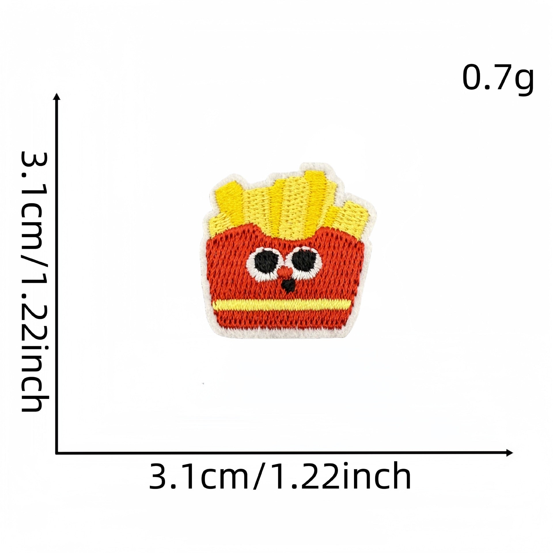 Wholesale Fashion Cartoon Food Embroidered Cloth Patches Cute Milk Tea Bread Design Sew On Decorative Clothing Accessory