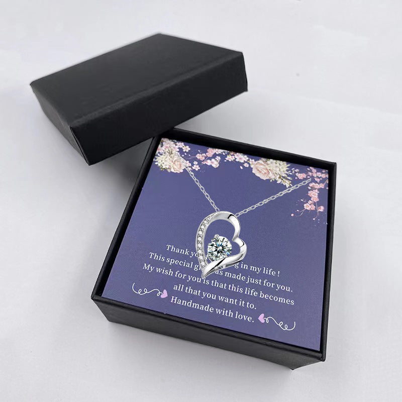 Wholesale Heart Diamond Copper Necklaces