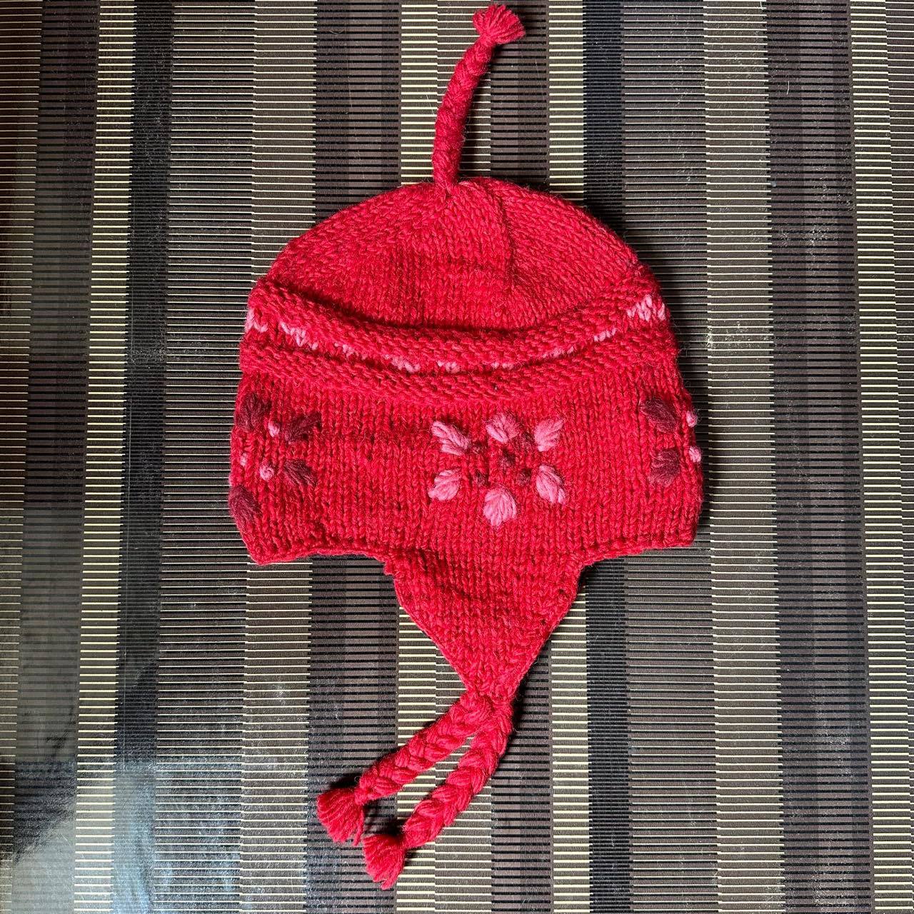 Wholesale Wool Warm Rainbow Plus Velvet Thick Earmuffs Beanie