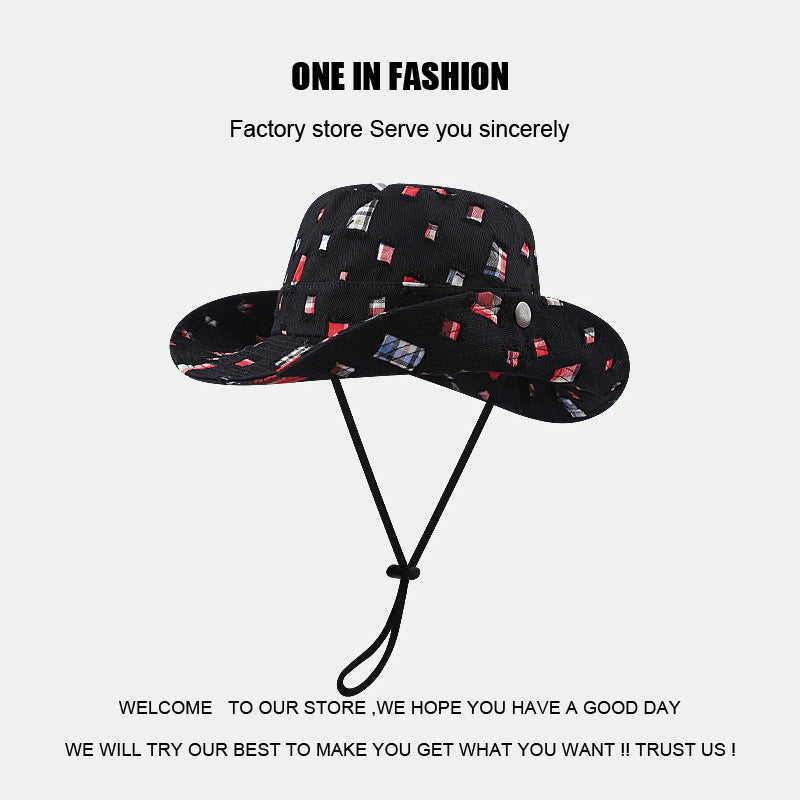 Wholesale Distressed Outdoor Large Brim Fisherman Hat