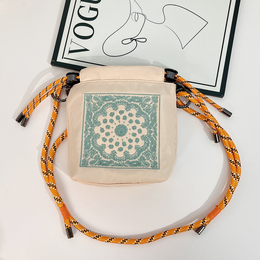 Wholesale Japanese style embroidered crossbody shoulder bag