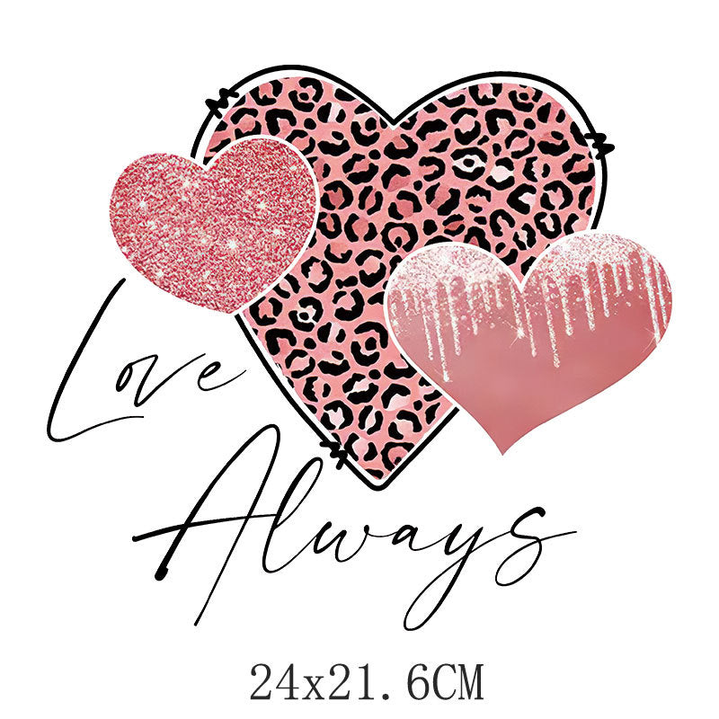 Wholesale Valentine' s Day heat transfer print  UV DTF Ready to Press Transfers Wraps