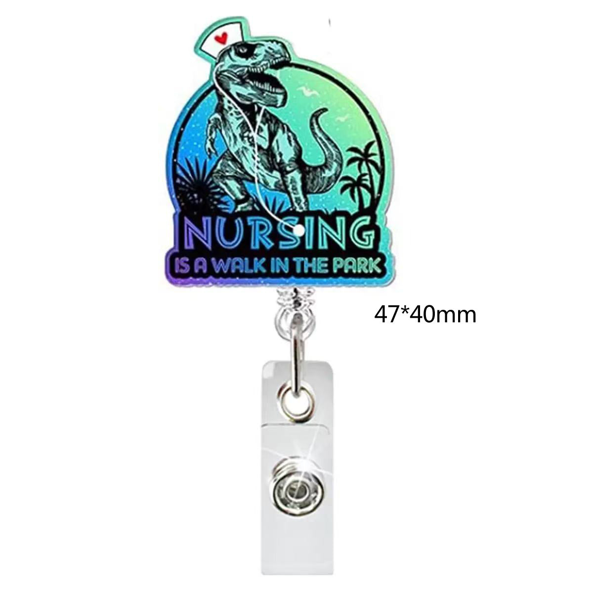 Wholesale  Doctor and nurse badge with retractable buckle  Badge Reels