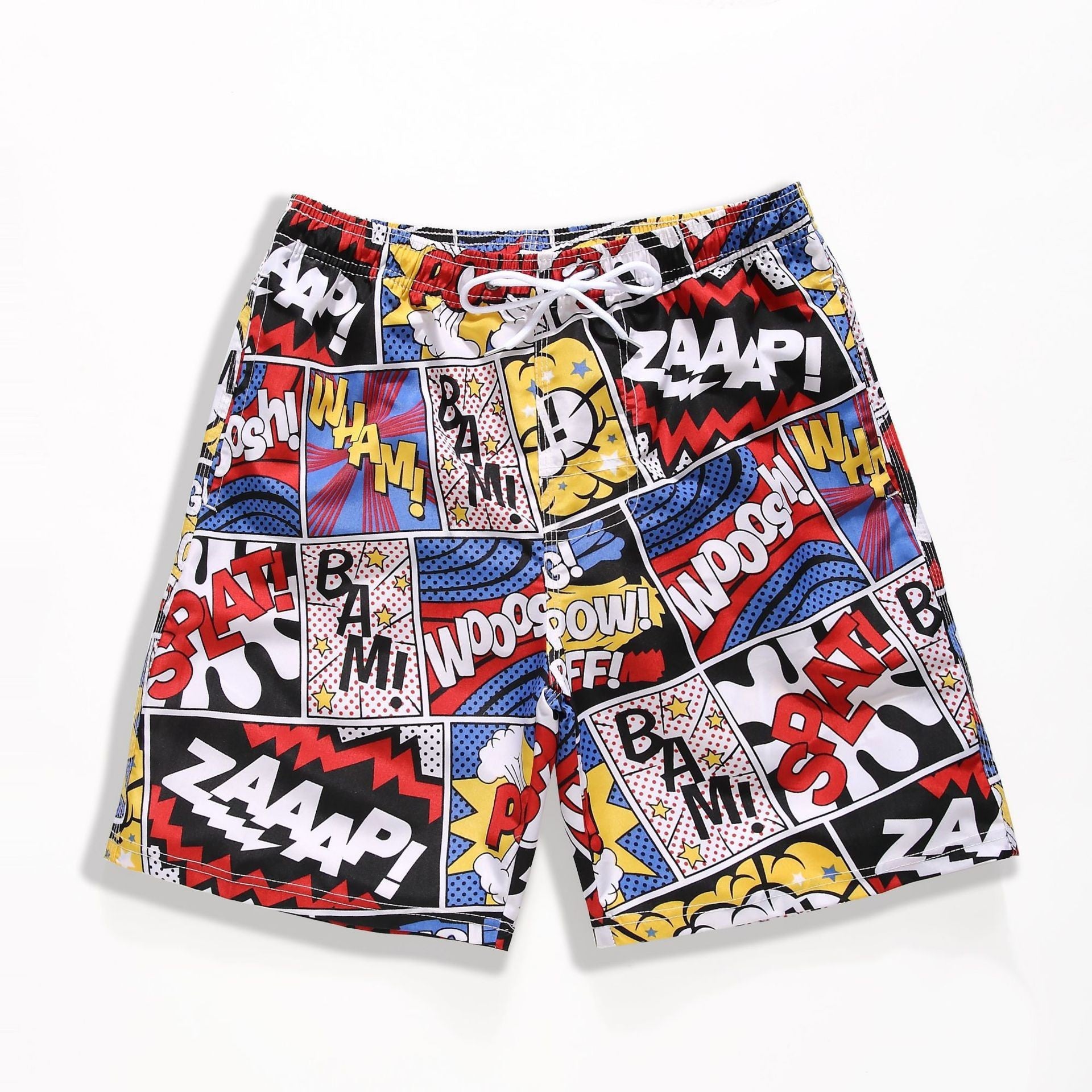 Wholesale Beach Shorts Men's Summer Casual Shorts Seaside Spa 3D Digital Printing Swimwear