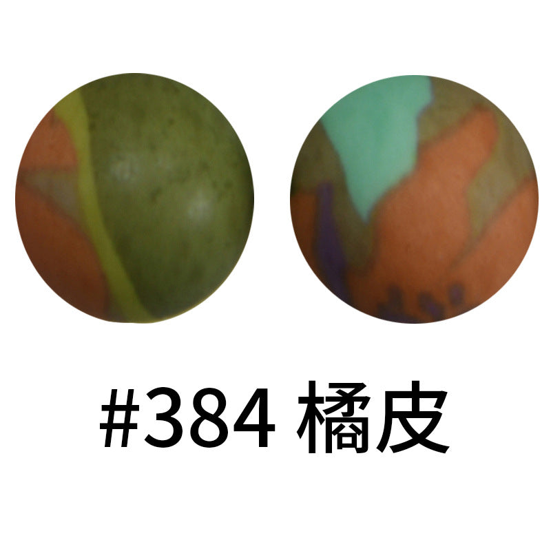 Wholesale 50pcs 16mm Print Silicone Beads Colorful Silicone Water Transfer Beads