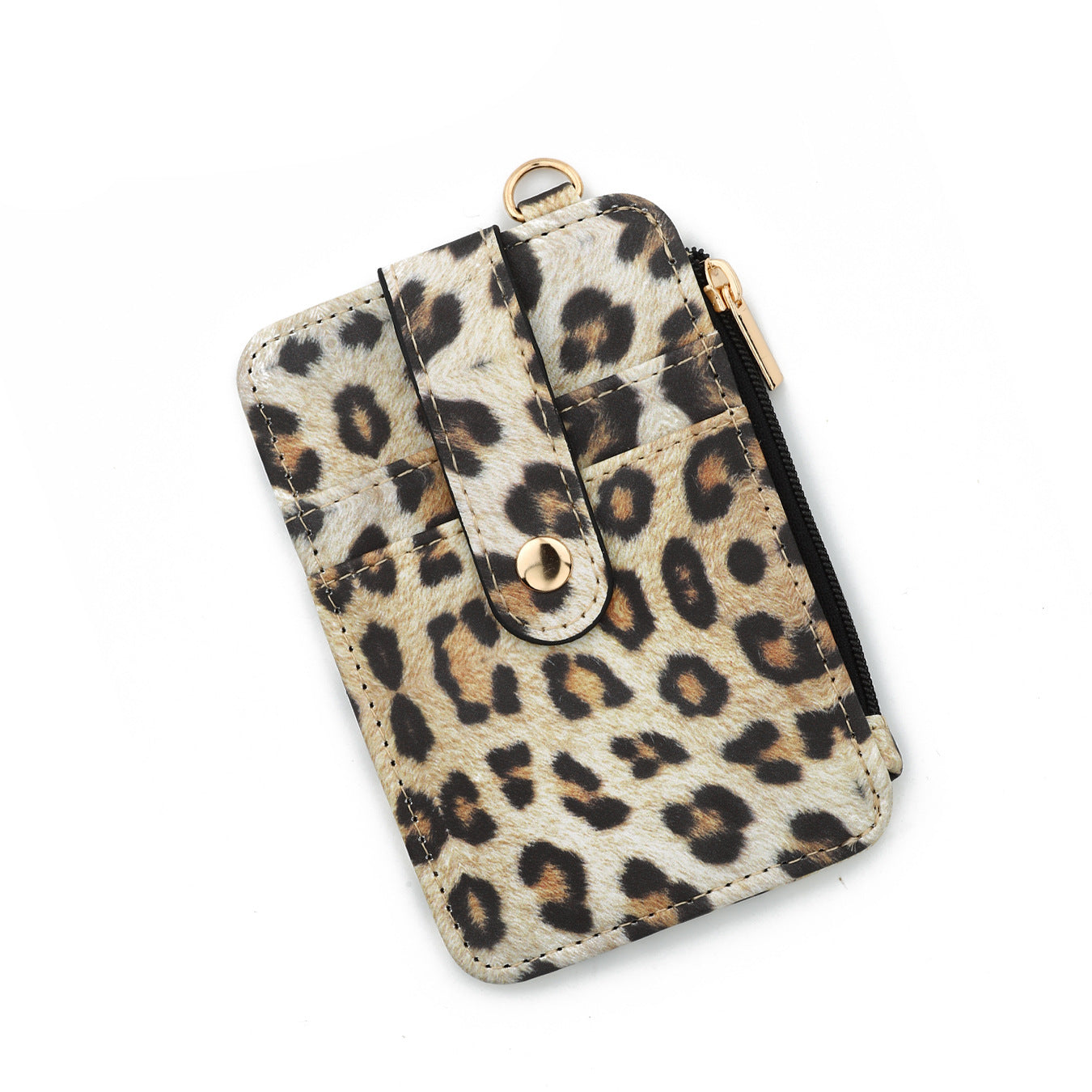 Wholesale Printed folded zipper style colorful floral coin purse