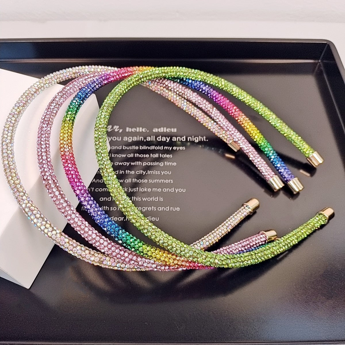 Wholesale Slim-edged Ultra-flash Rhinestone Headband