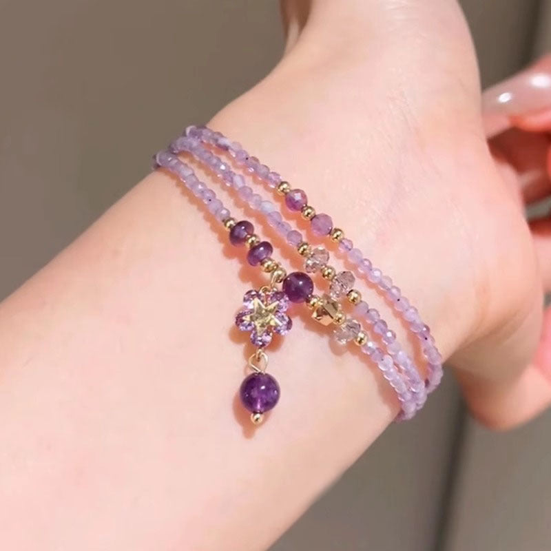 Wholesale Sweet Amethyst Stacking Bracelet