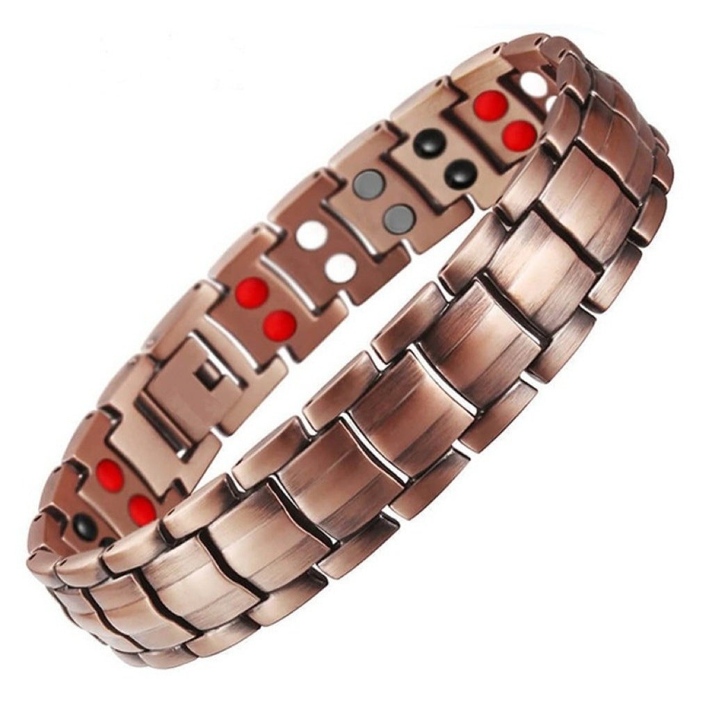 Wholesale  Detachable Double Row Magnet Men' s Bracelet