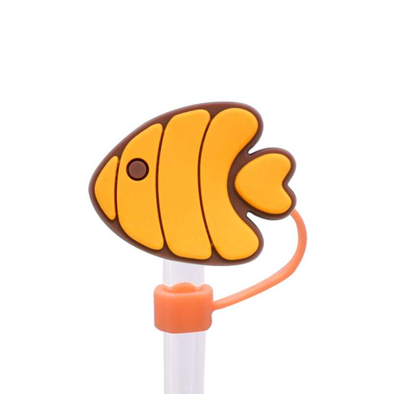 Wholesale Random 100pcs 10M  bread dust plug straw hat creative DIY cup straw accessories