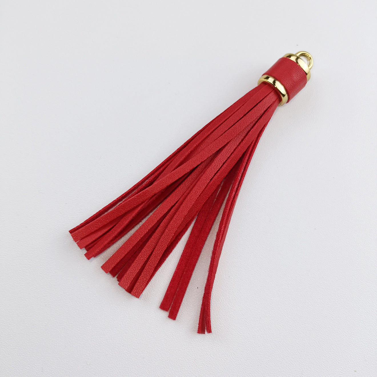 Wholesale Leopard Print PU Leather Tassel Printed Pendant Keychain Accessories