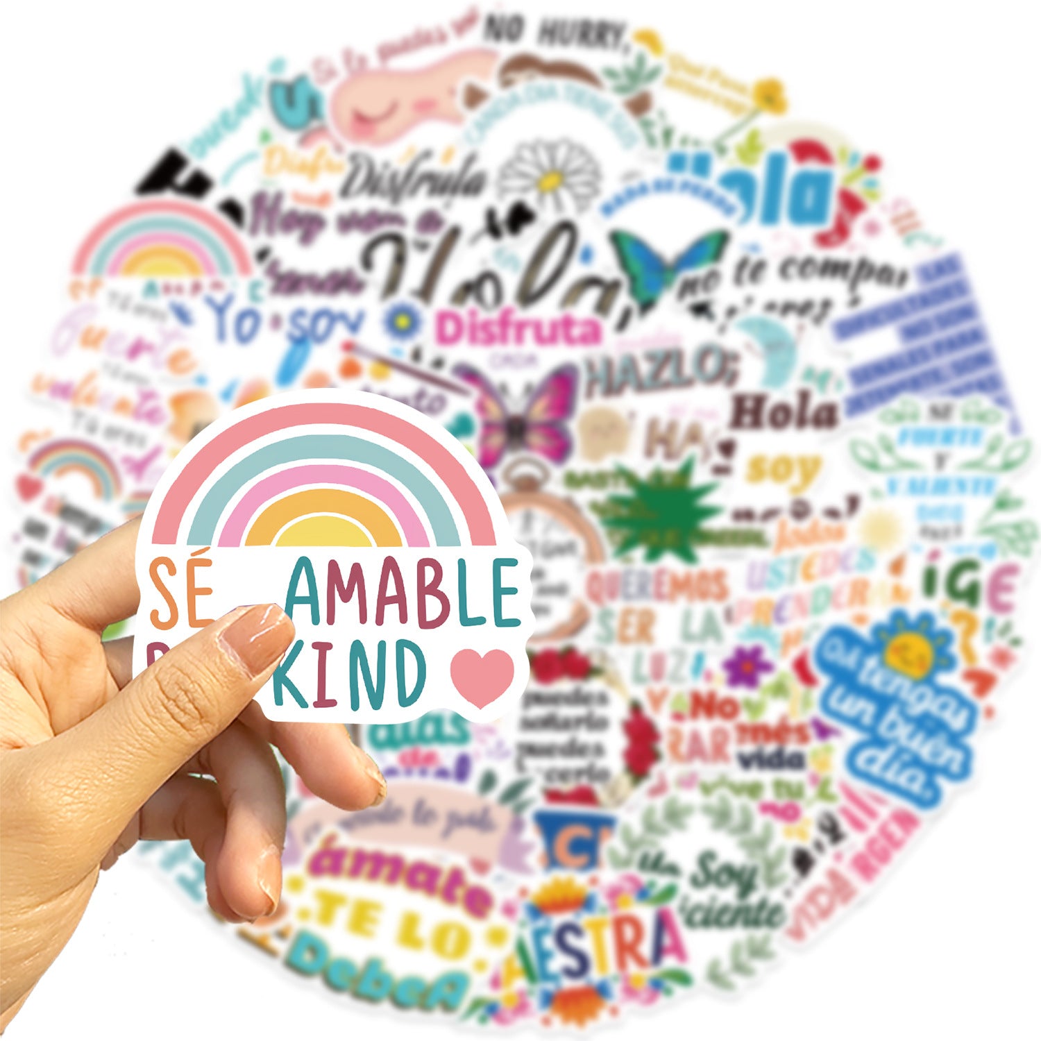 Wholesale 50 Spanish Incentive  Graffiti Sticker DIY Decorative