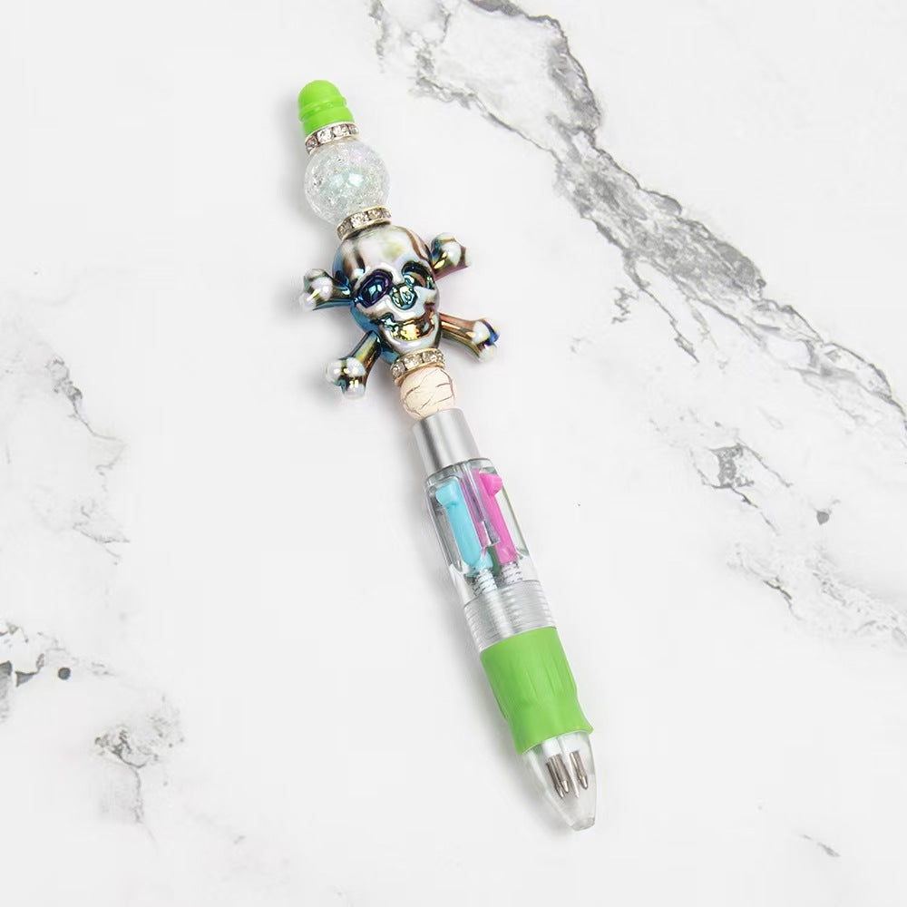 Wholesale 2pcs Cartoon Four Color Beaded Pen