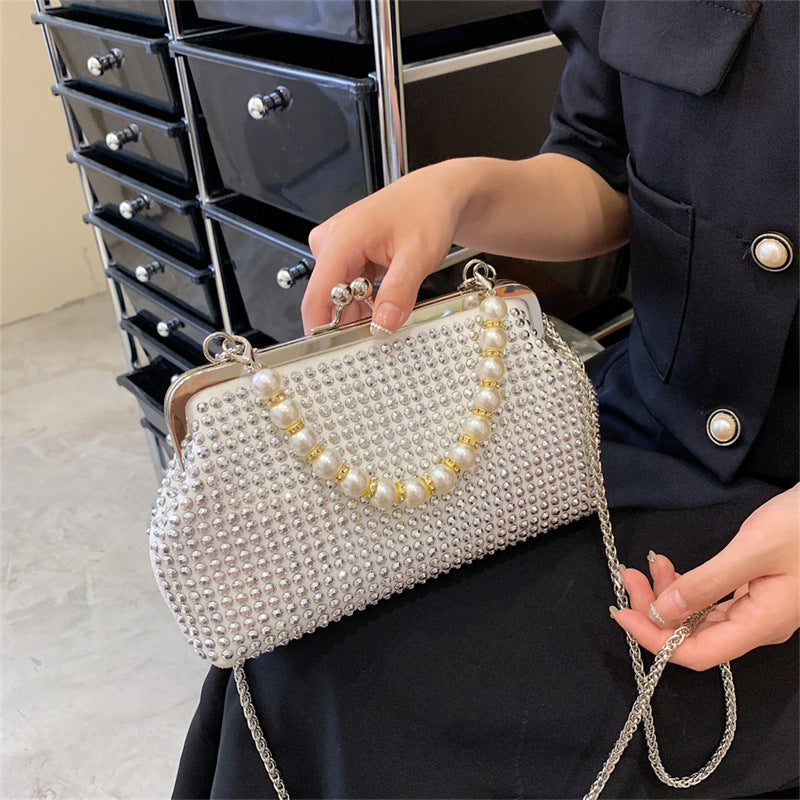 Bolsa de mensajero de hombro de perla por al por mayor PU