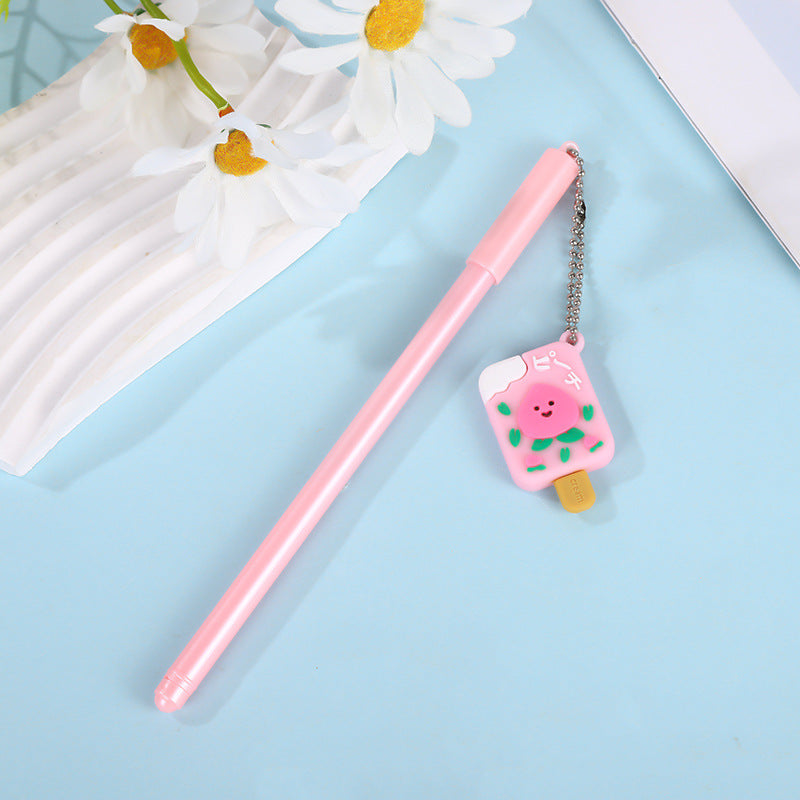 Wholesale Cartoon Popsicle Pendant Plastic Neutral Pen