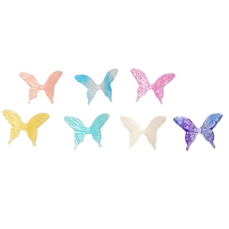 Caja de teléfono de pegamento para la crema de resina de color mariposa de color al por mayor