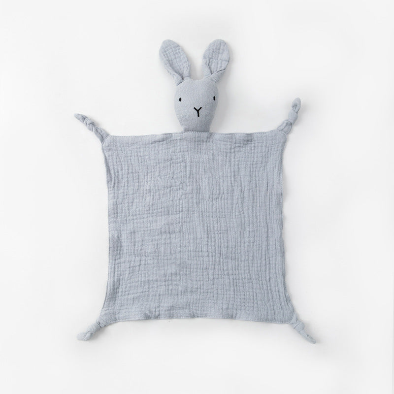 Wholesale Baby Antennae Cotton Gauze Antennae Baby Sleeping Doll Rabbit Handkerchief Pacifying